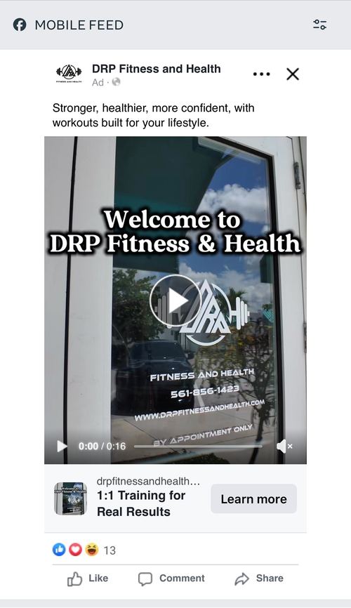 DRP Facebook Video Ad