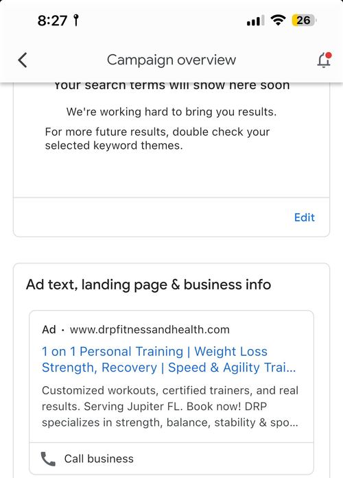 Google Search Campaign